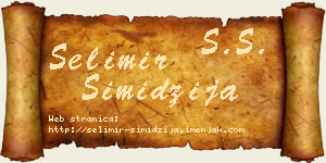 Selimir Simidžija vizit kartica